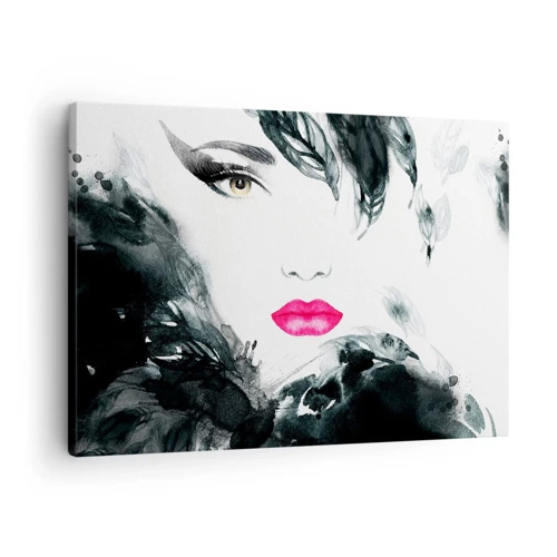 Impression sur toile - Image sur toile - Attention! Femme fatale - 70x50 cm