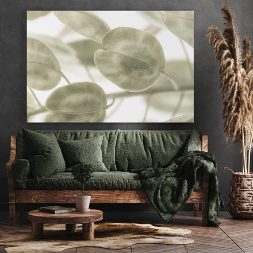 Impression sur toile - Image sur toile - Au commencement il y avait des feuilles... - 120x80 cm