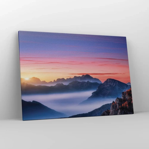 Impression sur toile - Image sur toile - Au-dessus des vallées - 100x70 cm