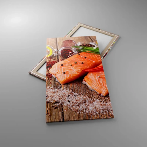 Impression sur toile - Image sur toile - Aventure norvégienne dans la cuisine - 65x120 cm