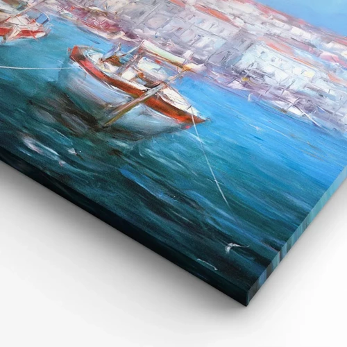 Impression sur toile - Image sur toile - Baie italienne - 30x30 cm
