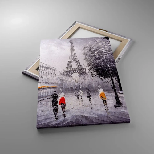 Impression sur toile - Image sur toile - Balade parisienne - 50x70 cm