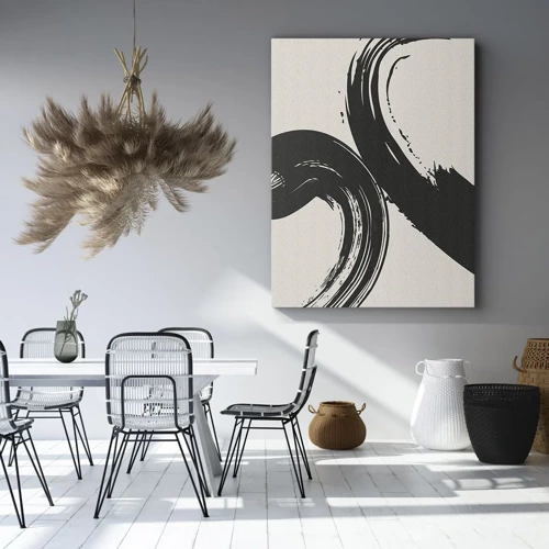 Impression sur toile - Image sur toile - Balayage circulaire - 45x80 cm