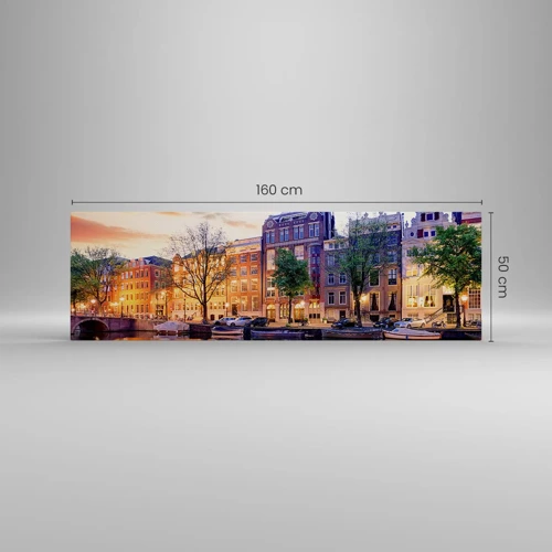 Impression sur toile - Image sur toile - Beauté hollandaise sobre et sereine - 160x50 cm
