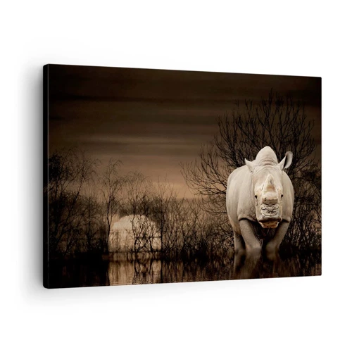 Impression sur toile - Image sur toile - Blanc contre nature - 70x50 cm