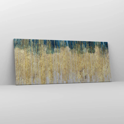 Impression sur toile - Image sur toile - Bordure dorée - 120x50 cm