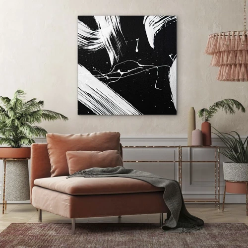 Impression sur toile - Image sur toile - Briser les ténèbres - 70x70 cm