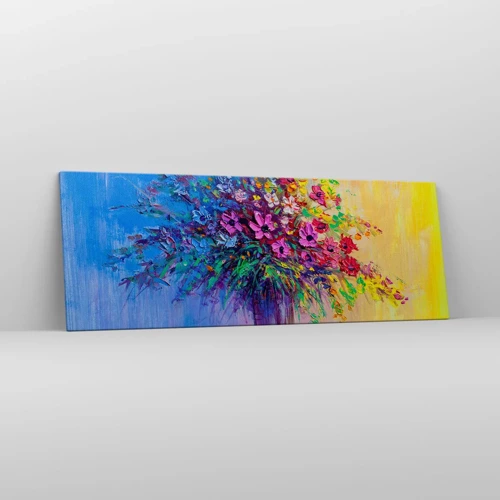 Impression sur toile - Image sur toile - Cadeau d'été de la prairie - 140x50 cm