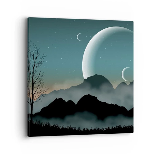 Impression sur toile - Image sur toile - Carnaval de la nuit étoilée - 40x40 cm