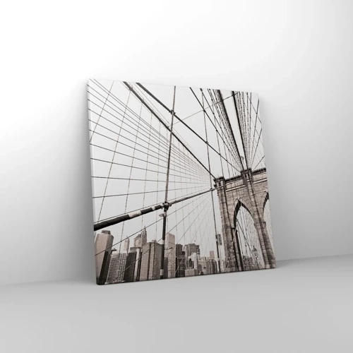 Impression sur toile - Image sur toile - Cathédrale New Yorkaise - 40x40 cm