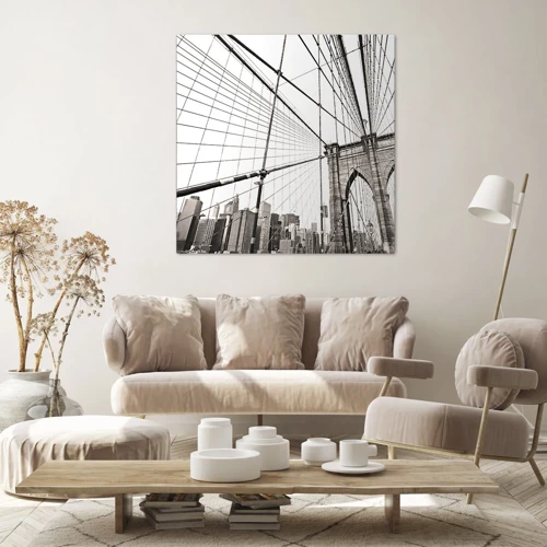 Impression sur toile - Image sur toile - Cathédrale New Yorkaise - 40x40 cm