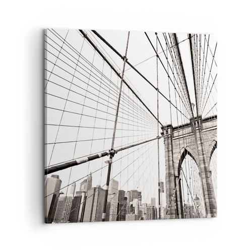 Impression sur toile - Image sur toile - Cathédrale New Yorkaise - 60x60 cm