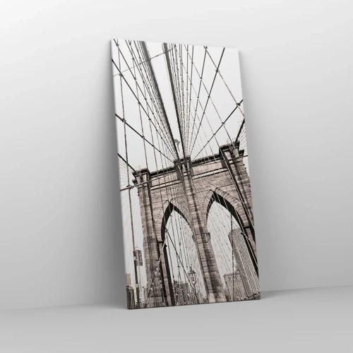 Impression sur toile - Image sur toile - Cathédrale New Yorkaise - 65x120 cm