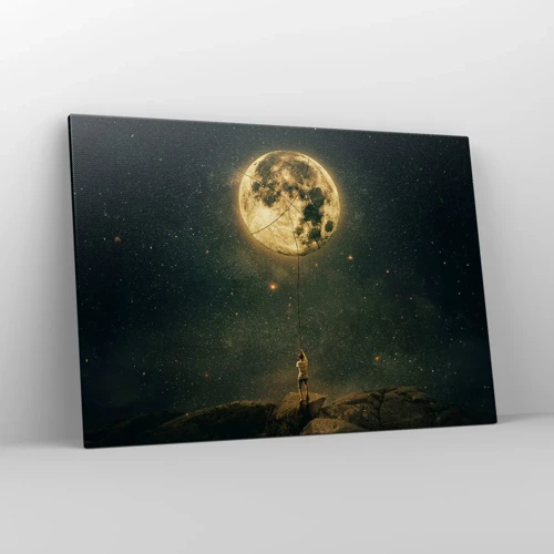 Impression sur toile - Image sur toile - Celui qui a volé la lune - 100x70 cm