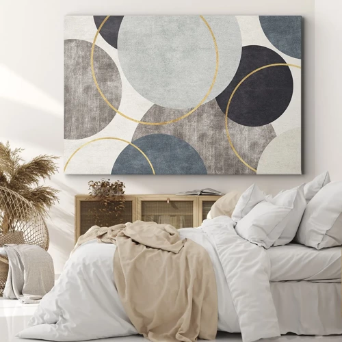 Impression sur toile - Image sur toile - Cercles sur cercles - 100x70 cm