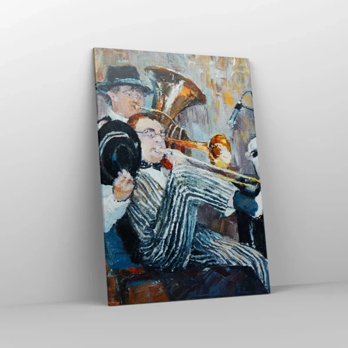 Impression sur toile - Image sur toile - C'est tout le Jazz - 70x100 cm