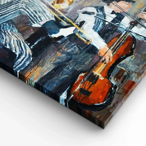 Impression sur toile - Image sur toile - C'est tout le Jazz - 70x100 cm