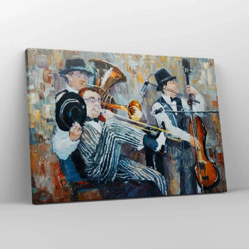 Impression sur toile - Image sur toile - C'est tout le Jazz - 70x50 cm