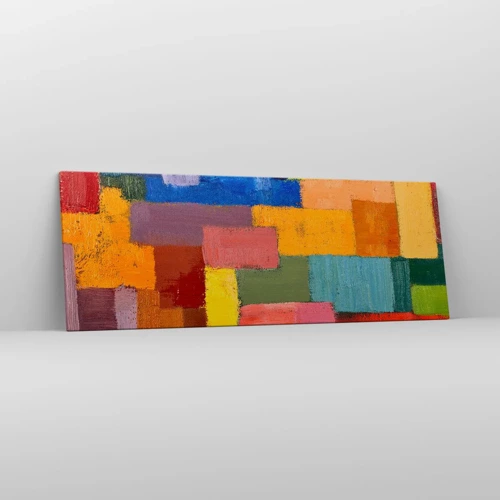 Impression sur toile - Image sur toile - Chacun est différent, tout est coloré - 140x50 cm