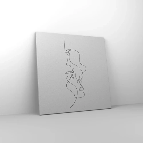 Impression sur toile - Image sur toile - Chaleur de désir renaissant - 60x60 cm