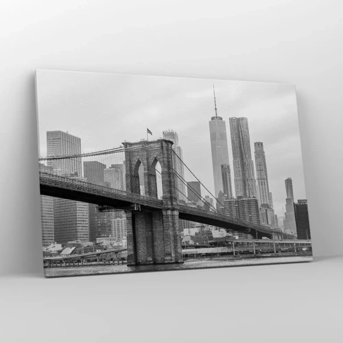 Impression sur toile - Image sur toile - Climat New-Yorkais - 120x80 cm