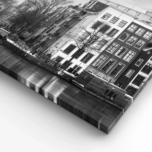Impression sur toile - Image sur toile - Climat d'Amsterdam - 70x50 cm