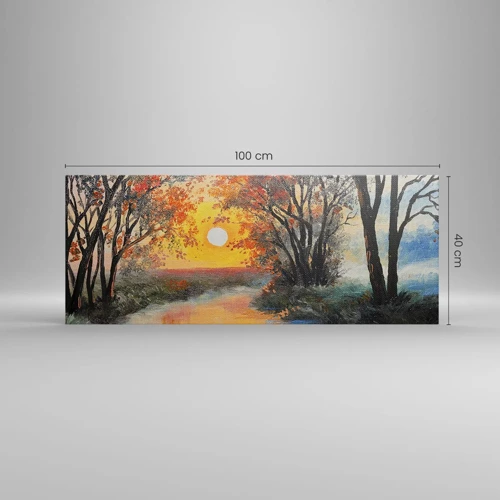 Impression sur toile - Image sur toile - Climats de printemps - 100x40 cm