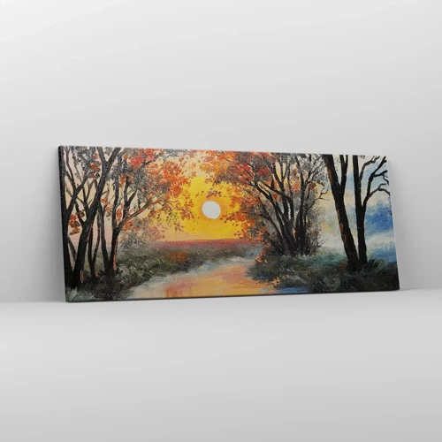 Impression sur toile - Image sur toile - Climats de printemps - 100x40 cm