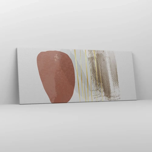 Impression sur toile - Image sur toile - Colonnade abstraite - 120x50 cm