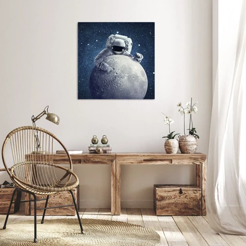 Impression sur toile - Image sur toile - Comique de l'espace - 70x70 cm