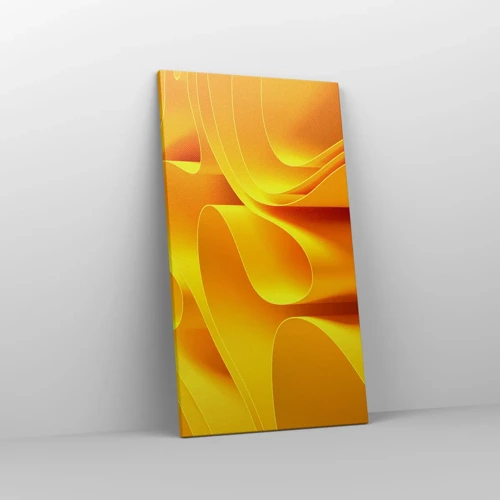 Impression sur toile - Image sur toile - Comme les vagues du soleil - 45x80 cm