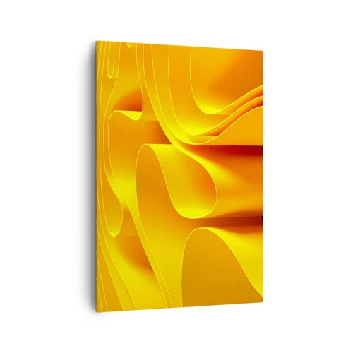 Impression sur toile - Image sur toile - Comme les vagues du soleil - 70x100 cm