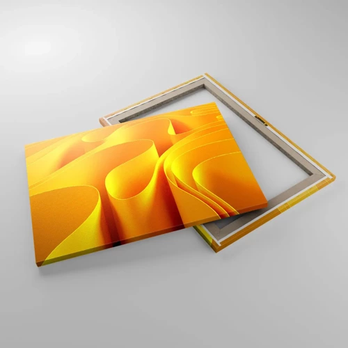 Impression sur toile - Image sur toile - Comme les vagues du soleil - 70x50 cm