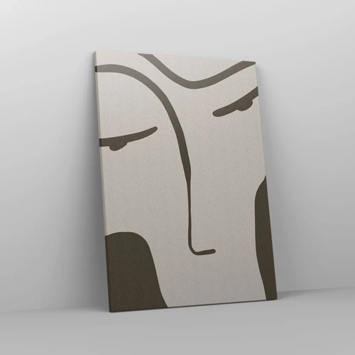 Impression sur toile - Image sur toile - Comme un tableau de Modigliani - 50x70 cm