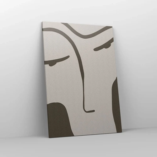 Impression sur toile - Image sur toile - Comme un tableau de Modigliani - 70x100 cm