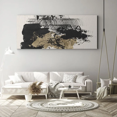 Impression sur toile - Image sur toile - Composer avec passion - 100x40 cm