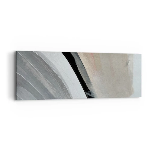 Impression sur toile - Image sur toile - Composition : arc de noir et gris - 90x30 cm