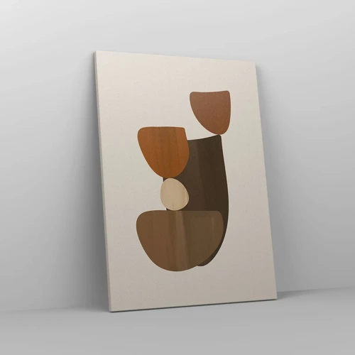 Impression sur toile - Image sur toile - Composition de marrons - 50x70 cm