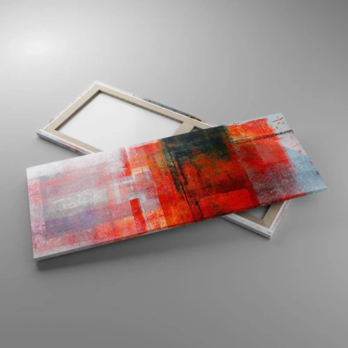 Impression sur toile - Image sur toile - Composition embrasée - 100x40 cm