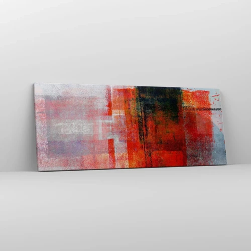 Impression sur toile - Image sur toile - Composition embrasée - 100x40 cm