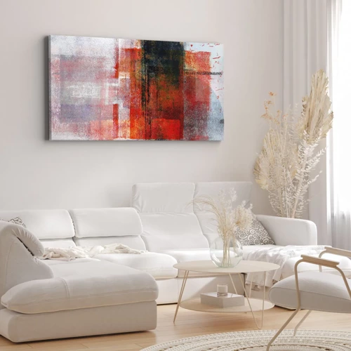 Impression sur toile - Image sur toile - Composition embrasée - 160x50 cm