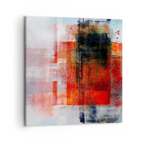 Impression sur toile - Image sur toile - Composition embrasée - 50x50 cm