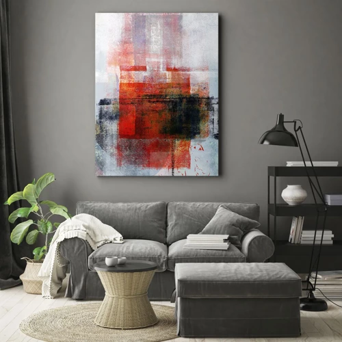 Impression sur toile - Image sur toile - Composition embrasée - 80x120 cm