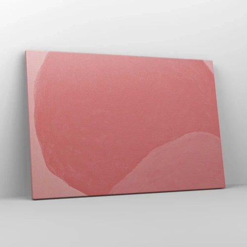 Impression sur toile - Image sur toile - Composition organique en rose - 120x80 cm