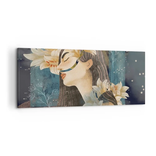 Impression sur toile - Image sur toile - Conte de fée sur la princesse lilas - 100x40 cm