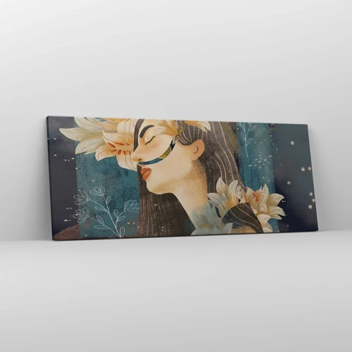 Impression sur toile - Image sur toile - Conte de fée sur la princesse lilas - 100x40 cm