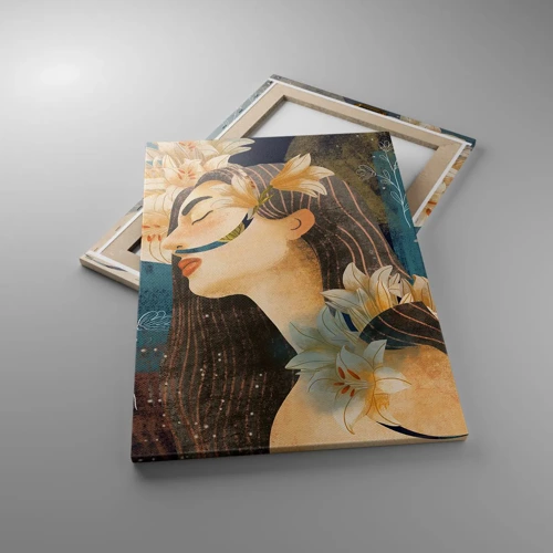 Impression sur toile - Image sur toile - Conte de fée sur la princesse lilas - 50x70 cm