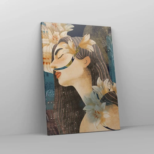 Impression sur toile - Image sur toile - Conte de fée sur la princesse lilas - 50x70 cm