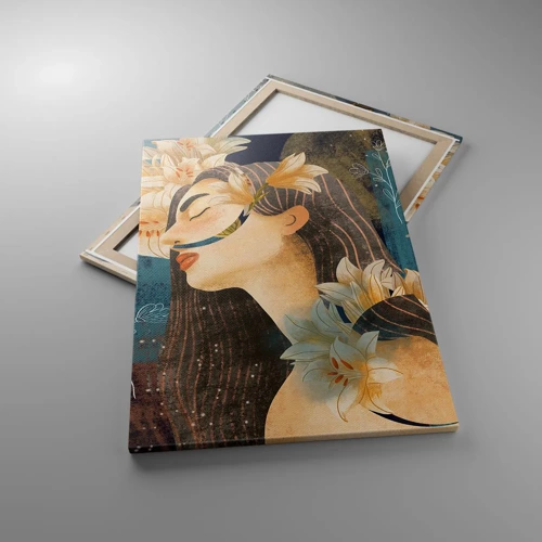 Impression sur toile - Image sur toile - Conte de fée sur la princesse lilas - 70x100 cm