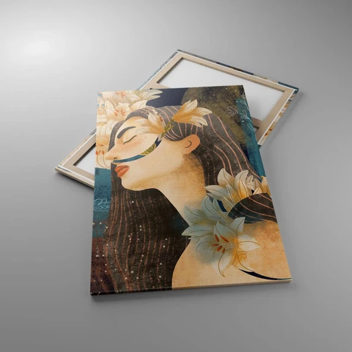 Impression sur toile - Image sur toile - Conte de fée sur la princesse lilas - 80x120 cm